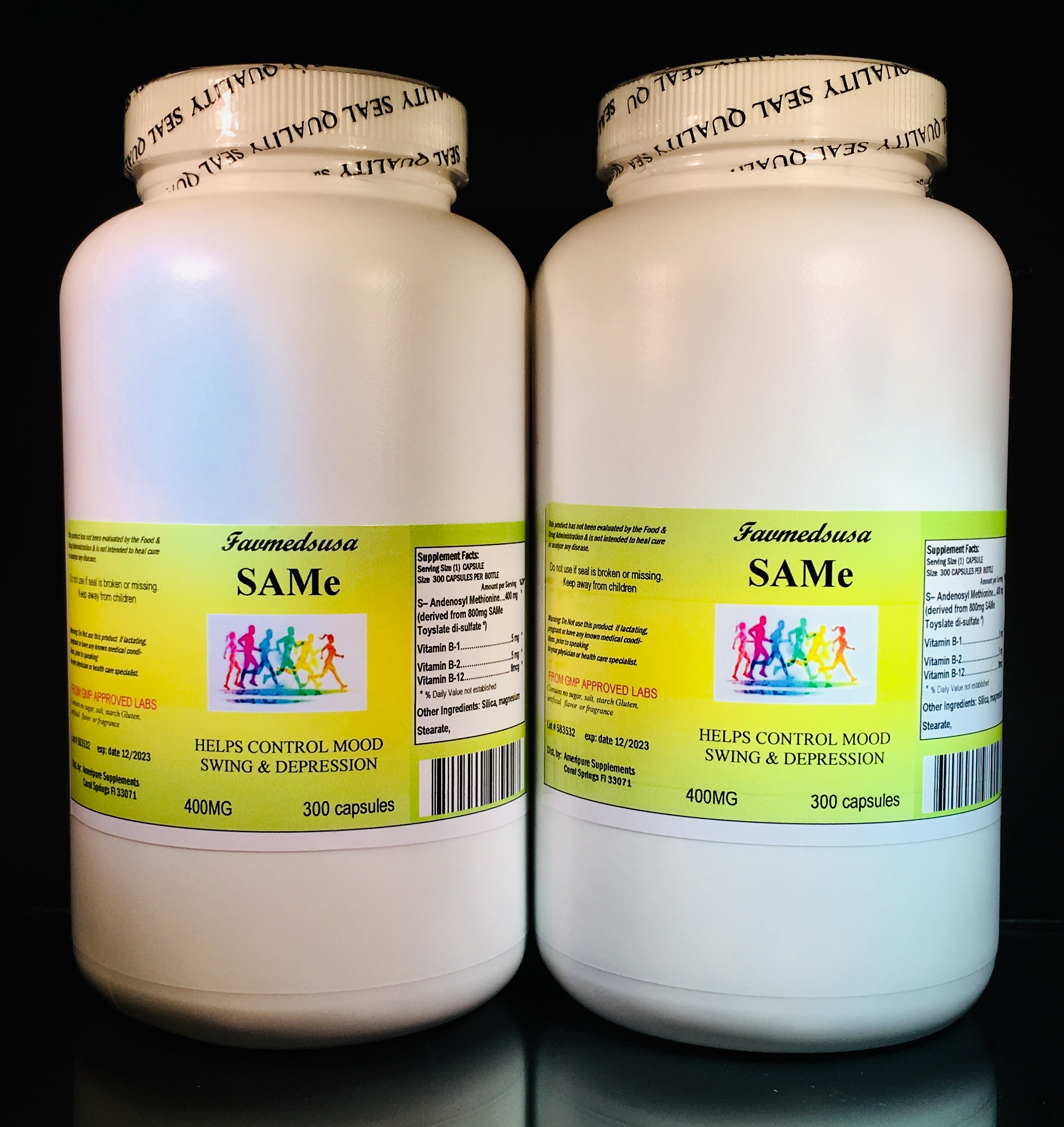 SAM-e 400mg - 600 (2x300) capsules